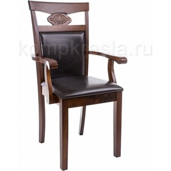 Кресло Luiza dirty oak / dark brown